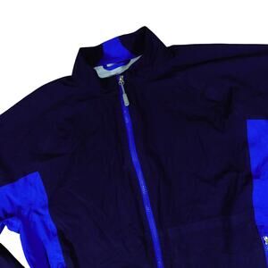 Peter Millar Windbreaker Jacket Full Zip Blue Olde Stone Golf Mens Large